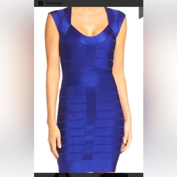 French Connection Dresses & Skirts - French connection blue bandage dress
